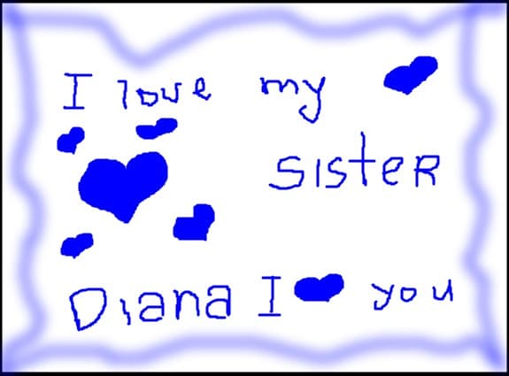 for my lovely sister