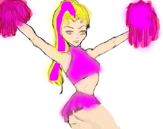 Desen 100087 modificat:barbie