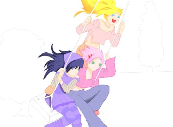 Hinata , Ino and Sakura