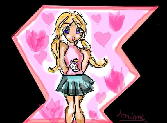 Anime Lovely Girl