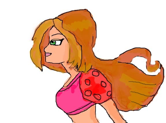 Desen 100660 modificat:Flora Winx