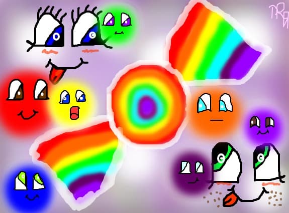 Bomboana curcubeu