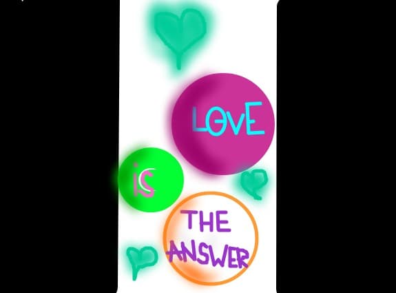 love is the answer...:)
