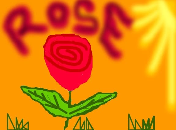 a rose:X