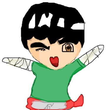 rock lee chibi