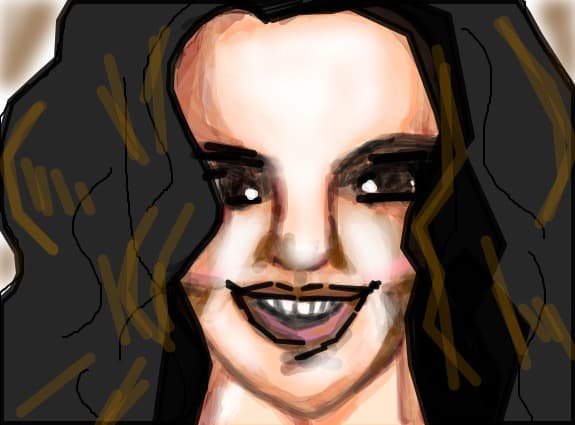 portret vanessa hudgens (asa cred eu ca seamana cu ea)