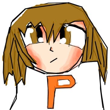 eu,nada,chibi,stand pe o pancarta cu P