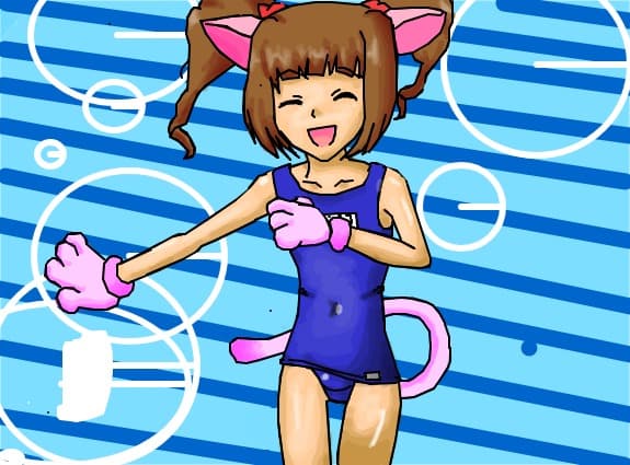 Anime girl kitty pt concursul lui Yuki-VK