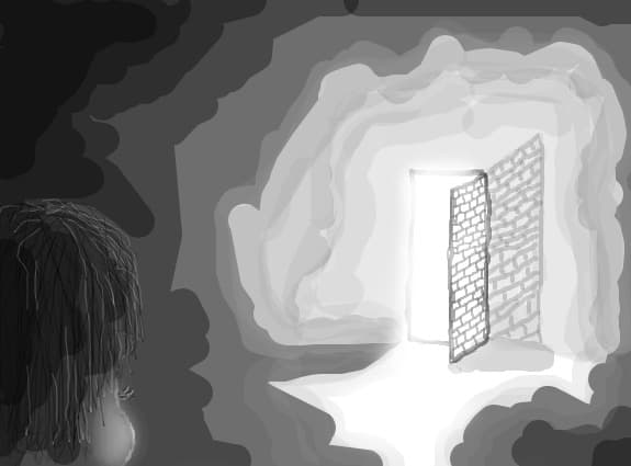 the light from the dark