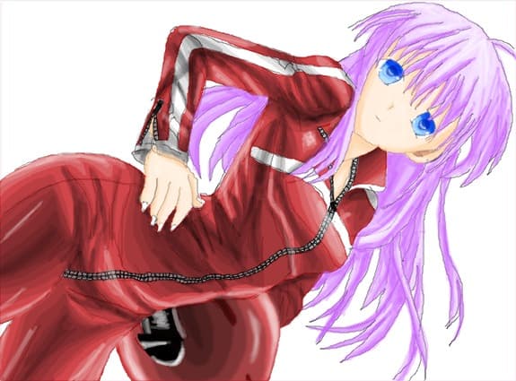 Anime Biker Girl