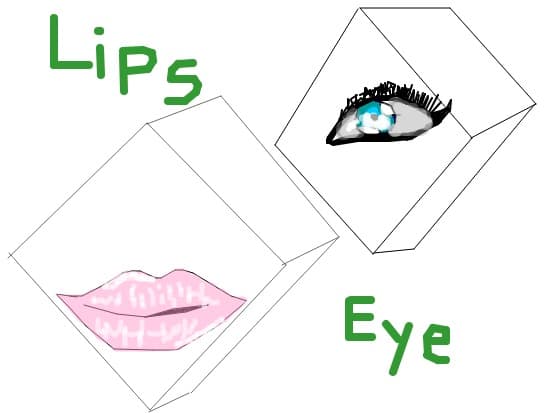eye &amp;lips