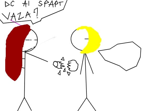 raspundeti ce a spus si daca raspundeti ce a spus Lara va votez galeria toata dar sa fie amuzant