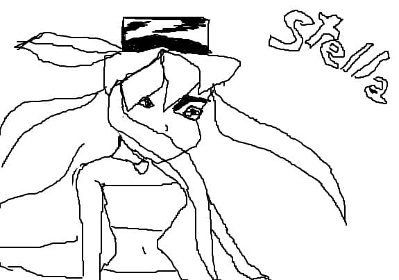 Desen 103691 modificat:Stella Winx
