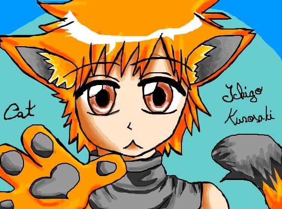 Bleach-Ichigo Kurosaki Cat
