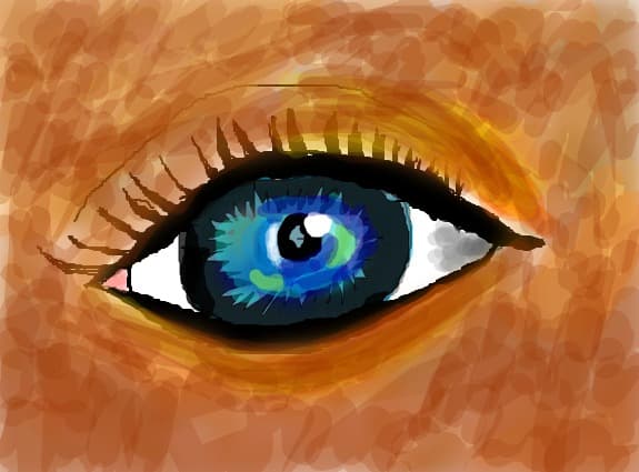 Blue eye