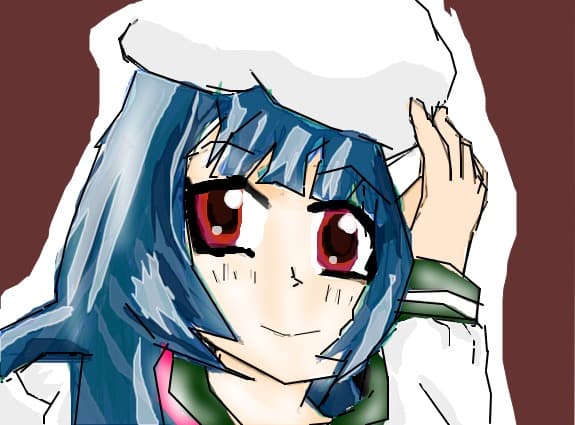 Colaborare inoue_4ever_alexa ( colorat ) si ^BlueGirl^ ( schita si fond )