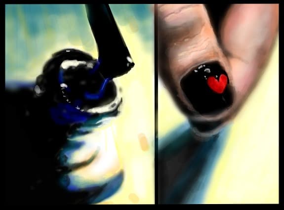 nail polish..