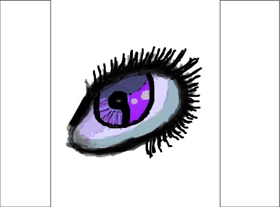 Purple eye