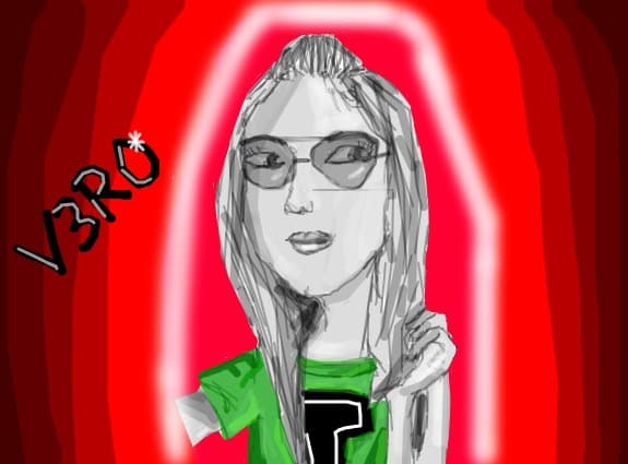 incercare portret vero green t-shirt sper sa iti placa