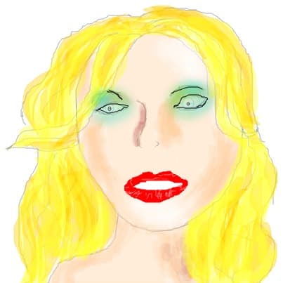 Lot of make-up
