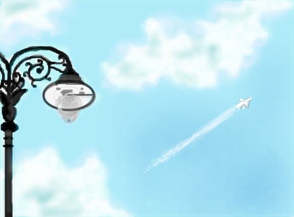 look at the sky...
