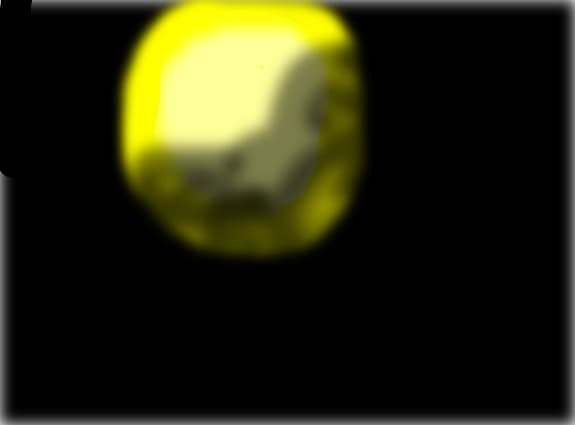 luna inconjurata de stele