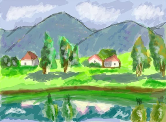 peisaj de la munte