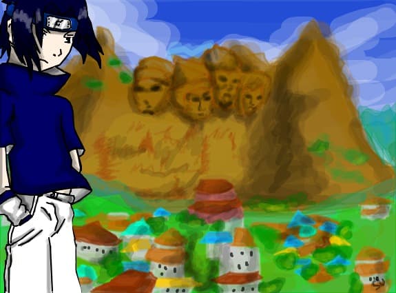 Sasuke - Hidden leaf village ninja