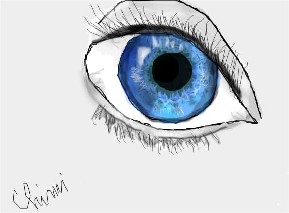 Eye ( Dedicated to a very good friend)