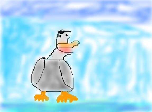 pinguinul cu gainat