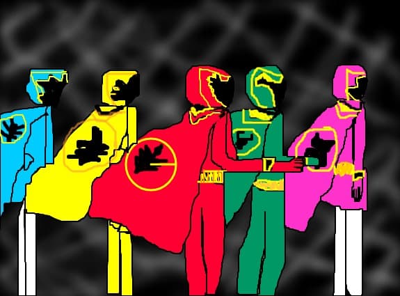 Desen 108253 continuat:power rangers