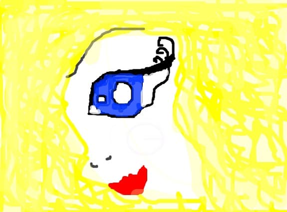 blond girl