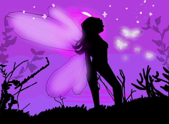 Butterfly girl