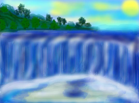 Desen 108856 continuat:cascada