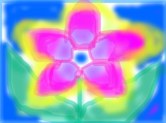 o floare scanteietoare