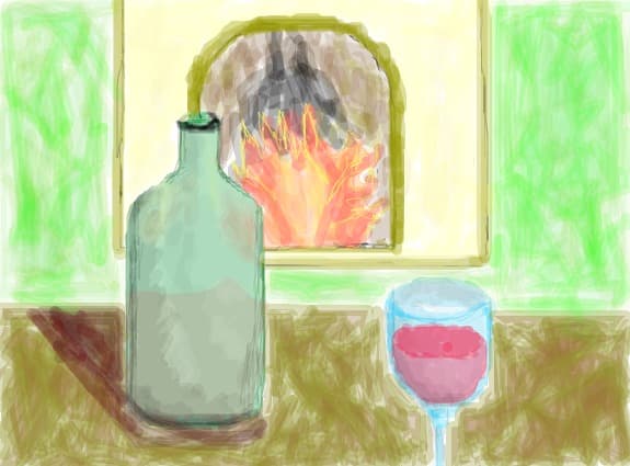 Red wine is the answer.