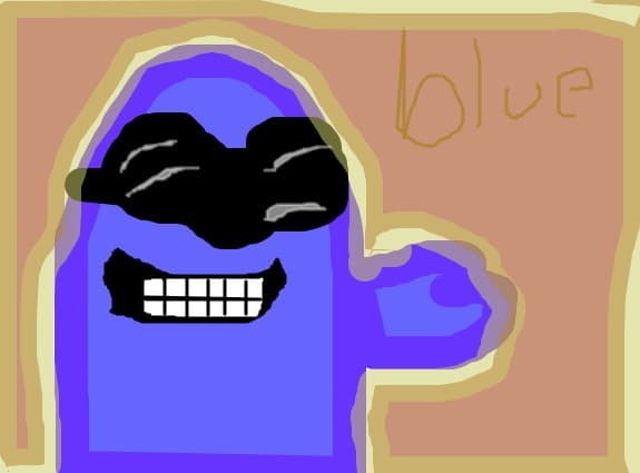 blue