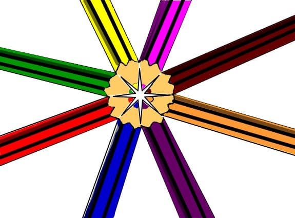 Creioane colorate