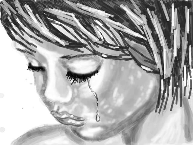 Tears will wash it away