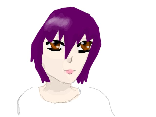 Anime girl  (din plictiseala;poate s-a slavat cu greseli)