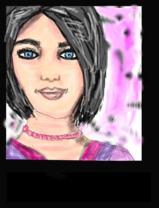 A girl.