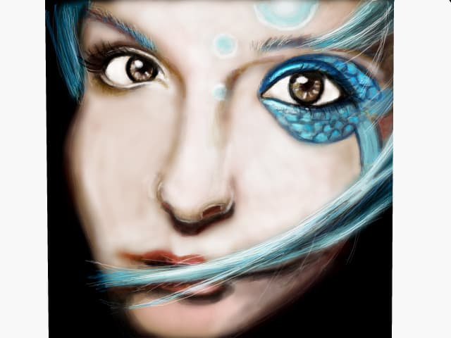 blue