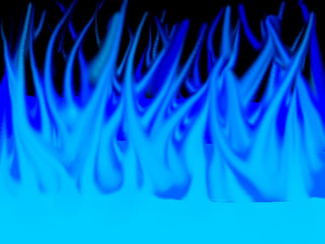 un fel de foc numai ca albastru