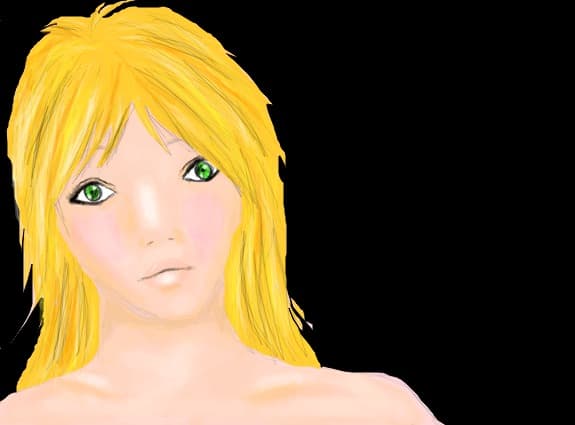 green eyes