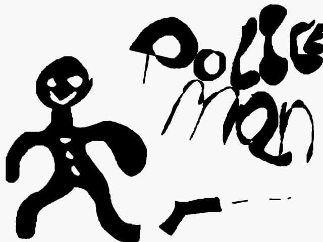 partea a 2 a din "  he is the policeman"
