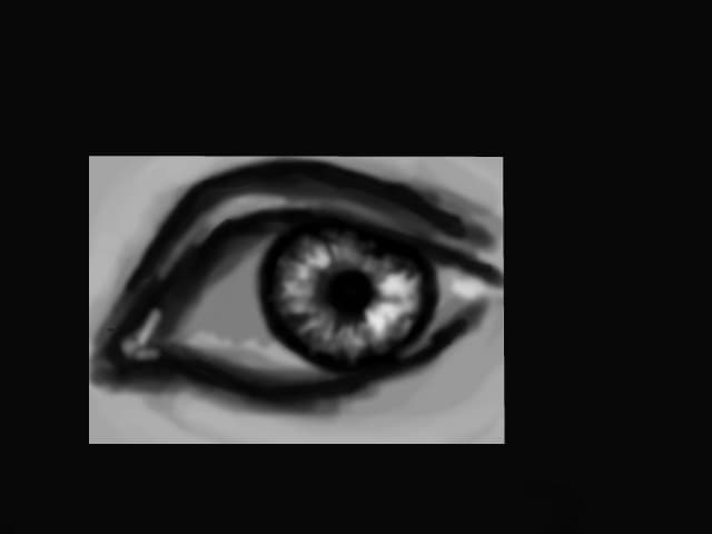 real eye..i try :X