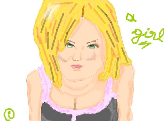 a girl