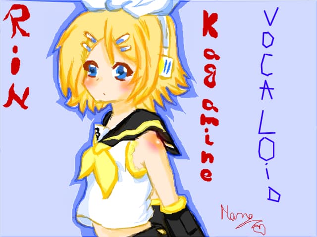 miku miku rin version-song by rin kagamine
