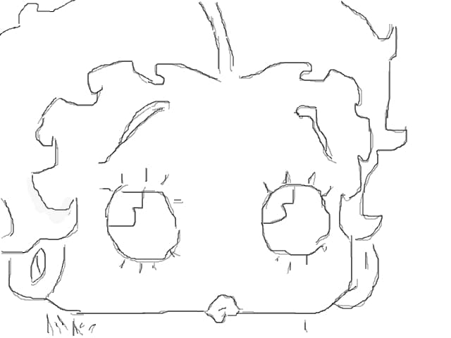 Betty Boop  schita
