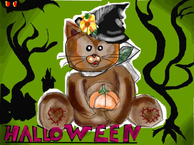 Halloween Cat...BHOOOWWW!!